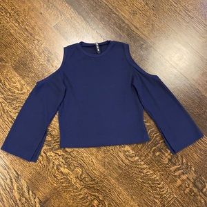 Navy Blue Blouse